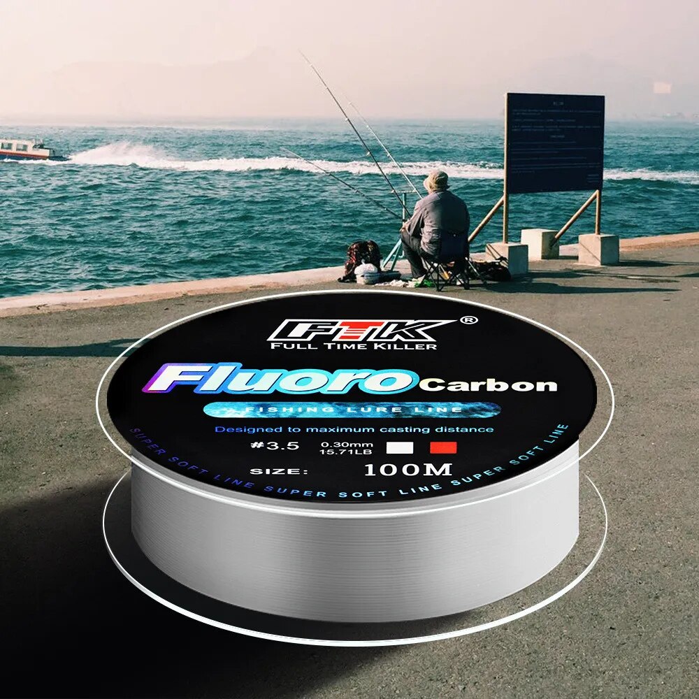 100m Fluorocarbon Bait Fishing - đánh giá và giá Copolymer Line