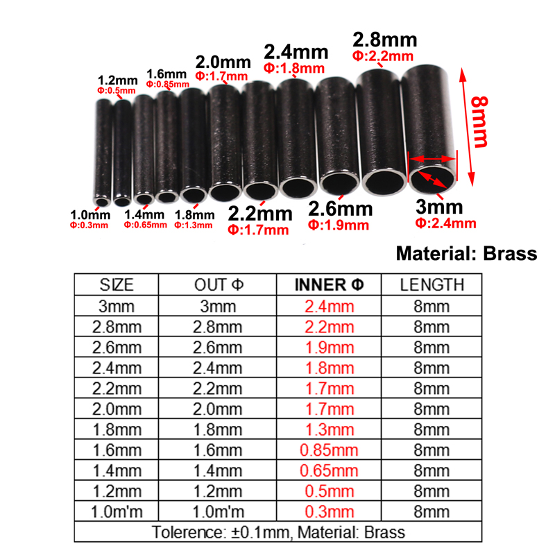 100 PCS Đen Nòng Đơn Đồng Tay  - đánh giá và giá Freshwater Line