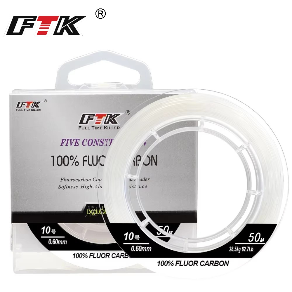 100% Carbon Fiber Fishing Line - đánh giá và giá Fluorocarbon Line
