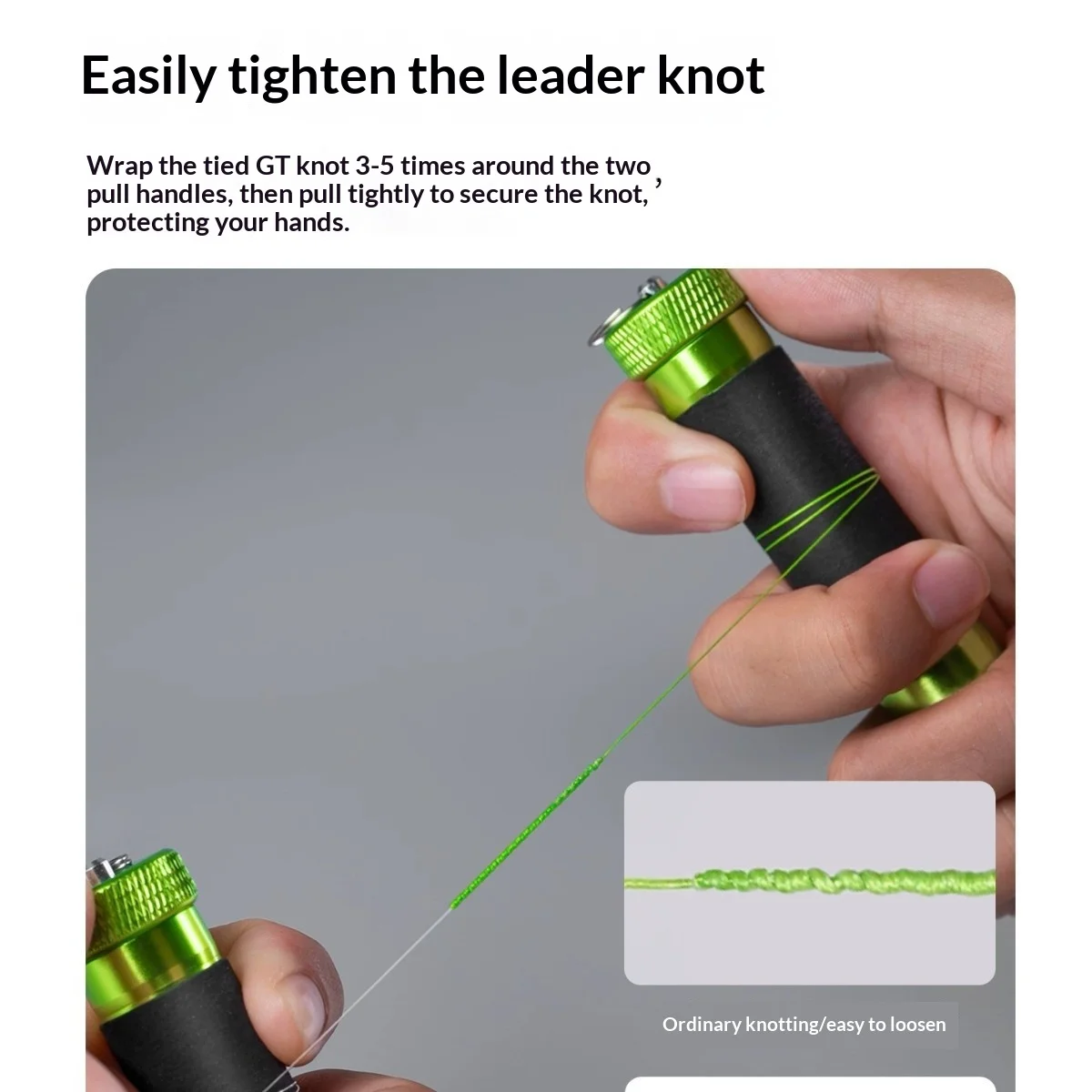 Fishing Line Puller Non-slip G - đánh giá và giá Leader Line