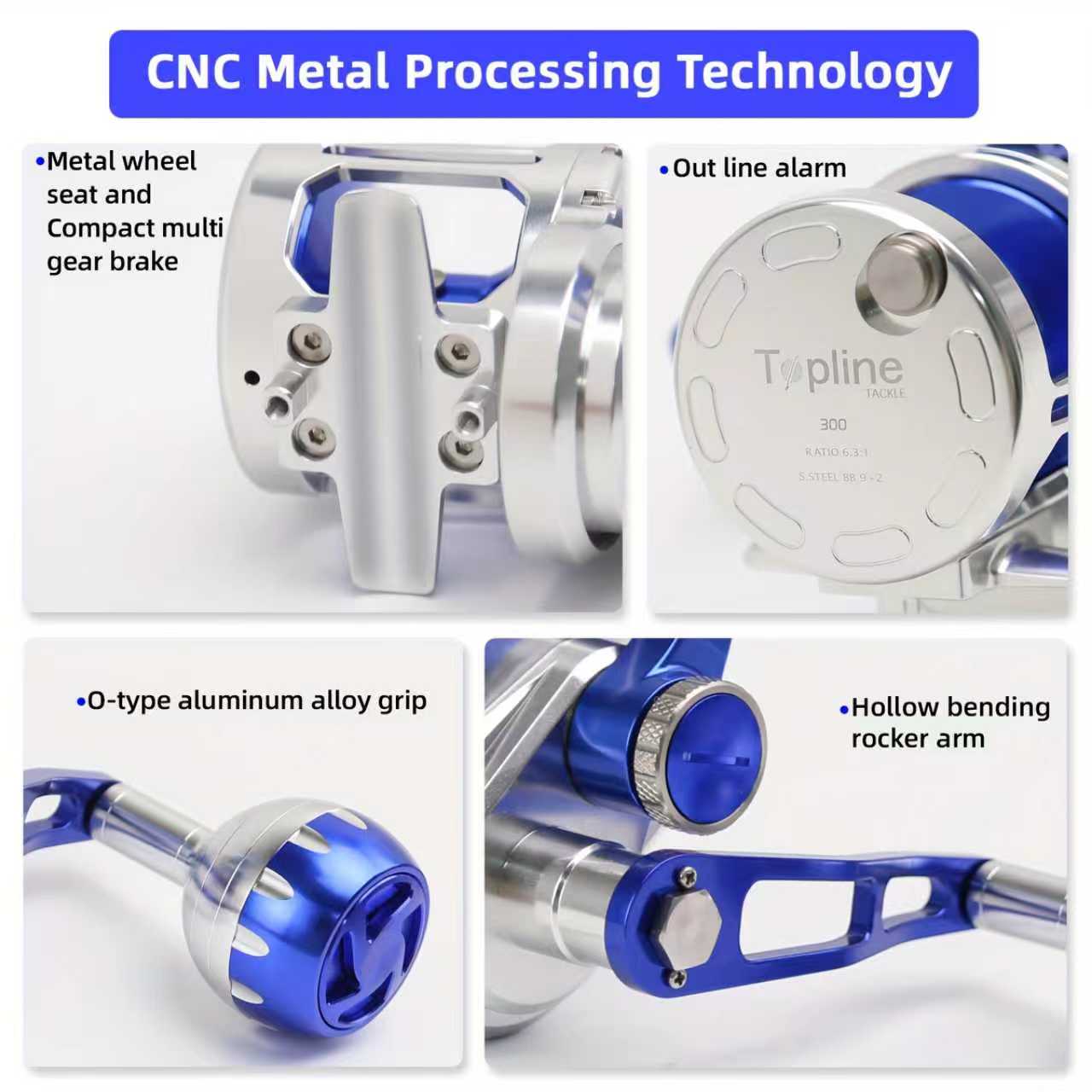 Topline 30KG Công Suất Kéo Jig - đánh giá và giá Penn Reel Fierce